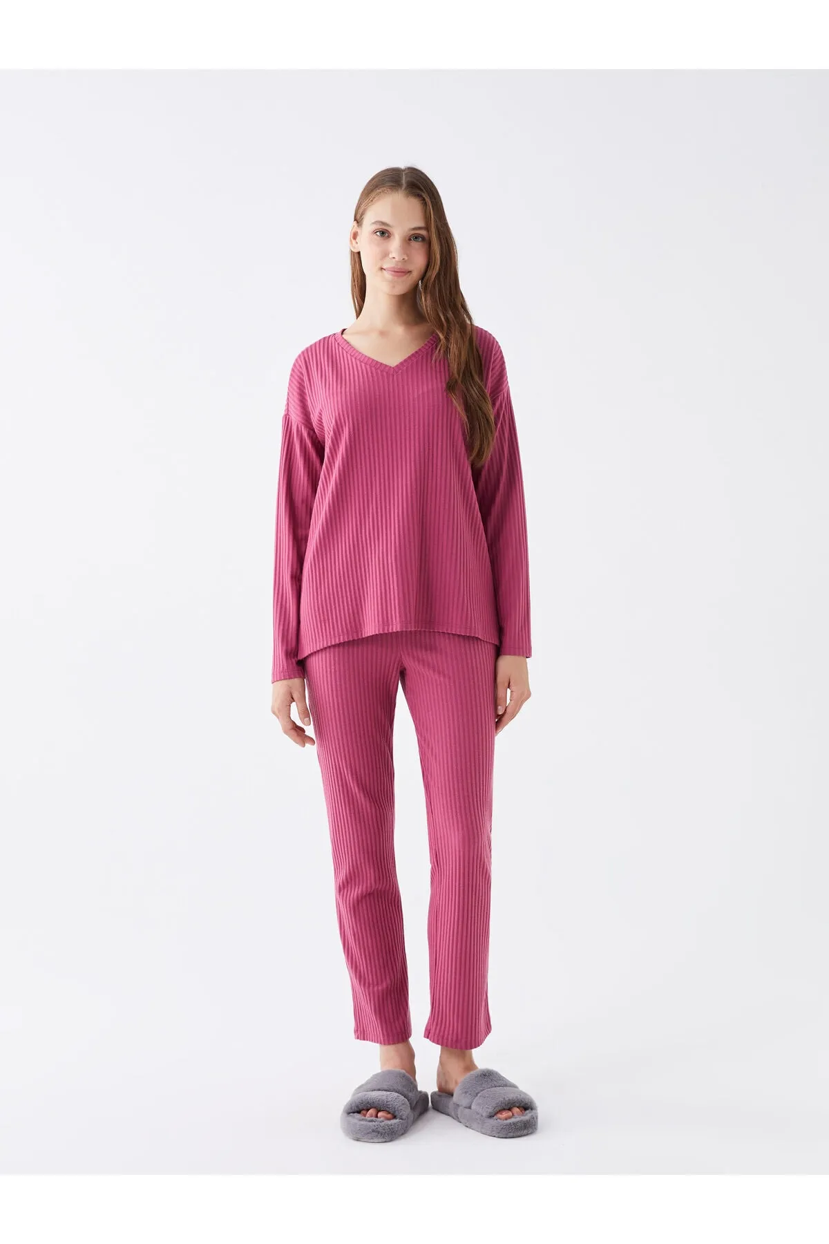 LC Waikiki  Pyjama set - Rosa - Unifarben