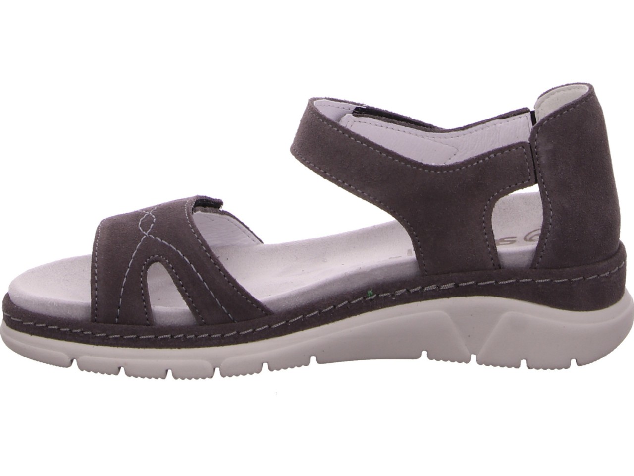 MANITU Komfort Sandalen grau