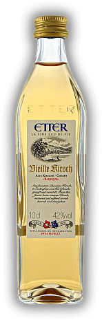 Etter Vieille Kirsch Barrique 0,1 Liter Etter Vieille Kirsch Barrique 0,1 Liter Eine Etter Kirsch-Spezialität. 0,1	 Liter - Vol 42%