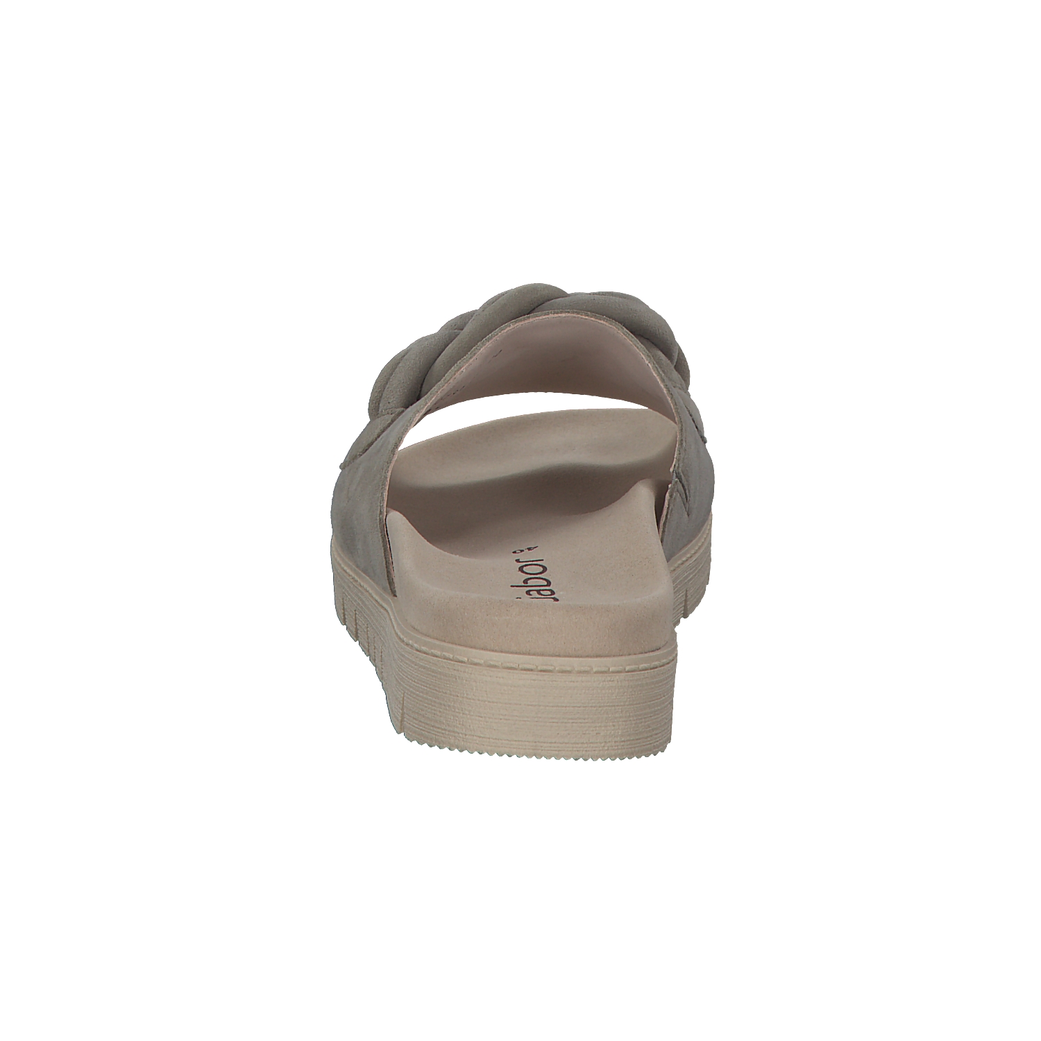 Gabor 43.747, Plateau-Pantoletten, Damen, Beige
