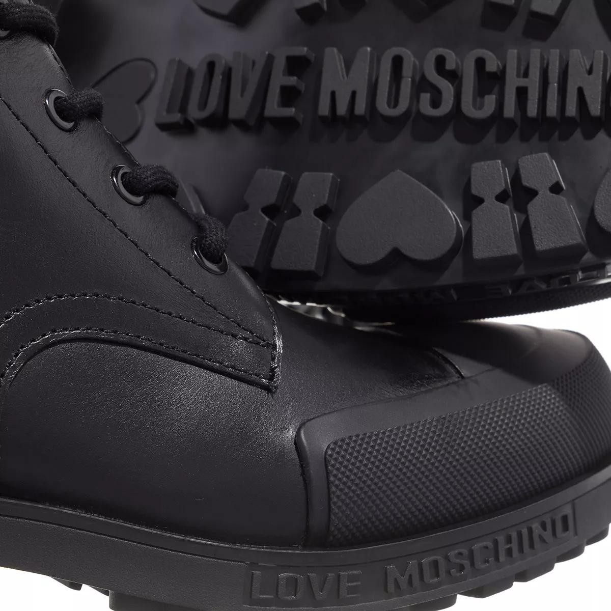 MOSCHINO Stiefeletten schwarz Schnürstiefel
