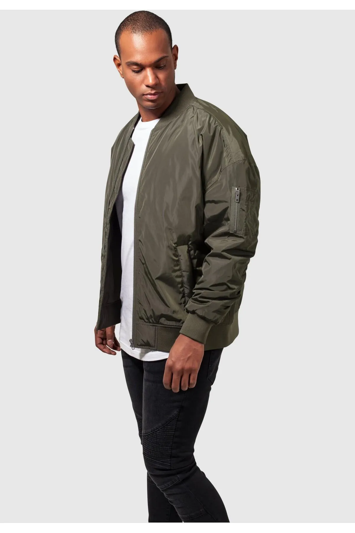 Urban Classics  Jacke - Khaki - Oversized