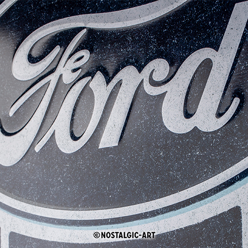 Nostalgic Art Retro Blechschild 30x40cm, Motiv "Ford - Parking Only", 1 Stück - ATU