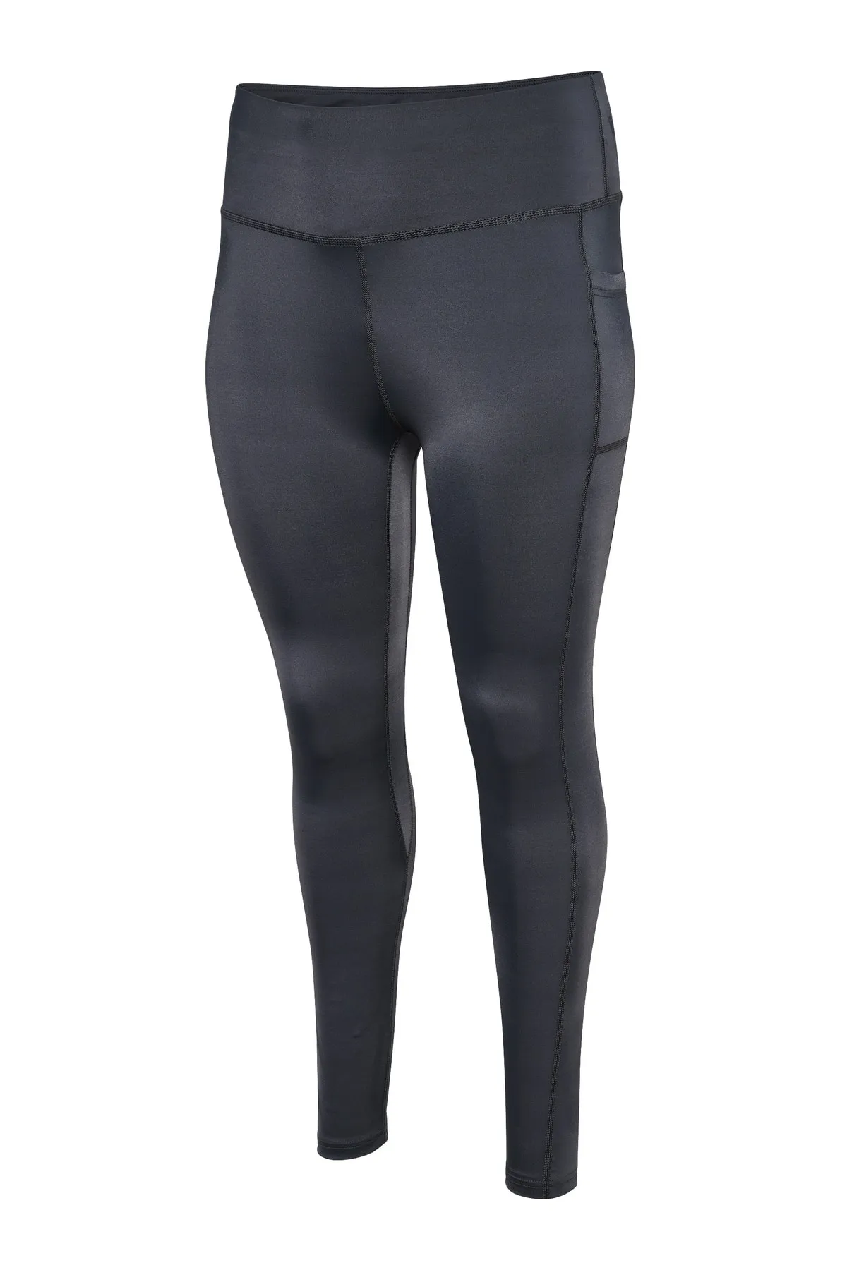hummel  Sport-Leggings - Grau - Mittlerer Bund