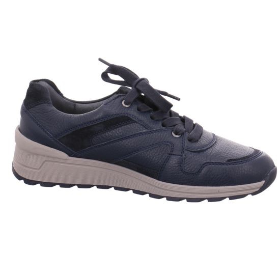 WALDLÄUFER Sneaker blau HIRSCH VELOUR