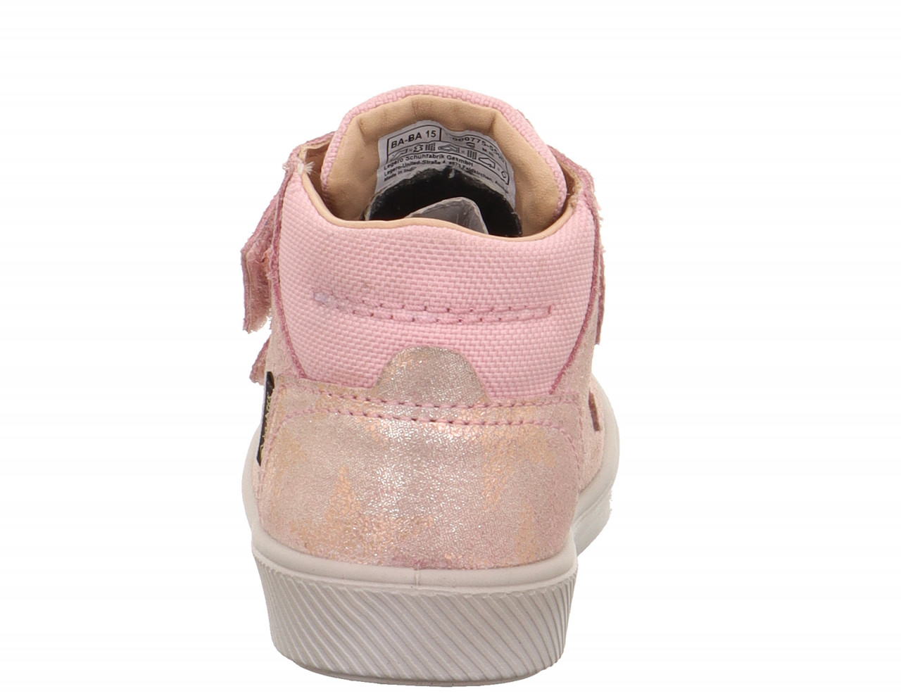 SUPIES - Rosa/GoldSneaker high mit Klettverschluss