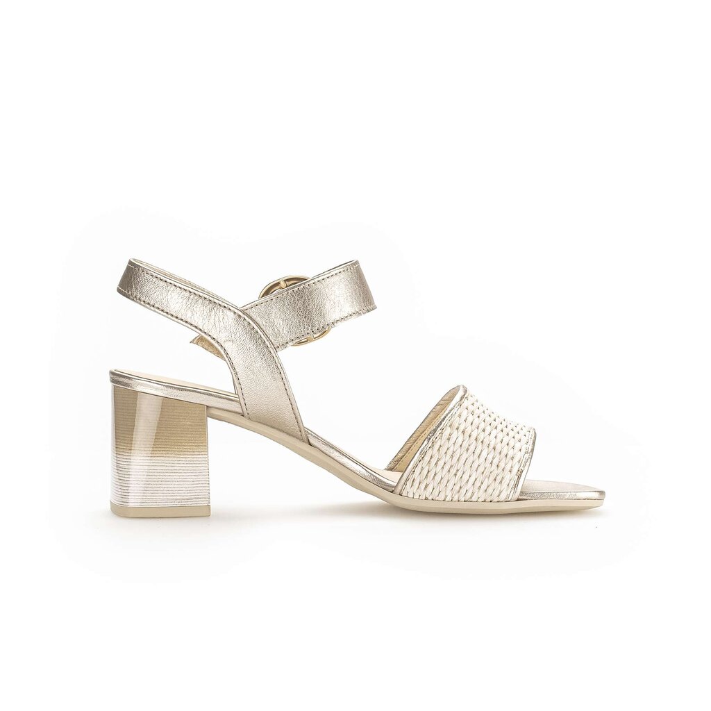 Gabor fashion Riemchensandale gold