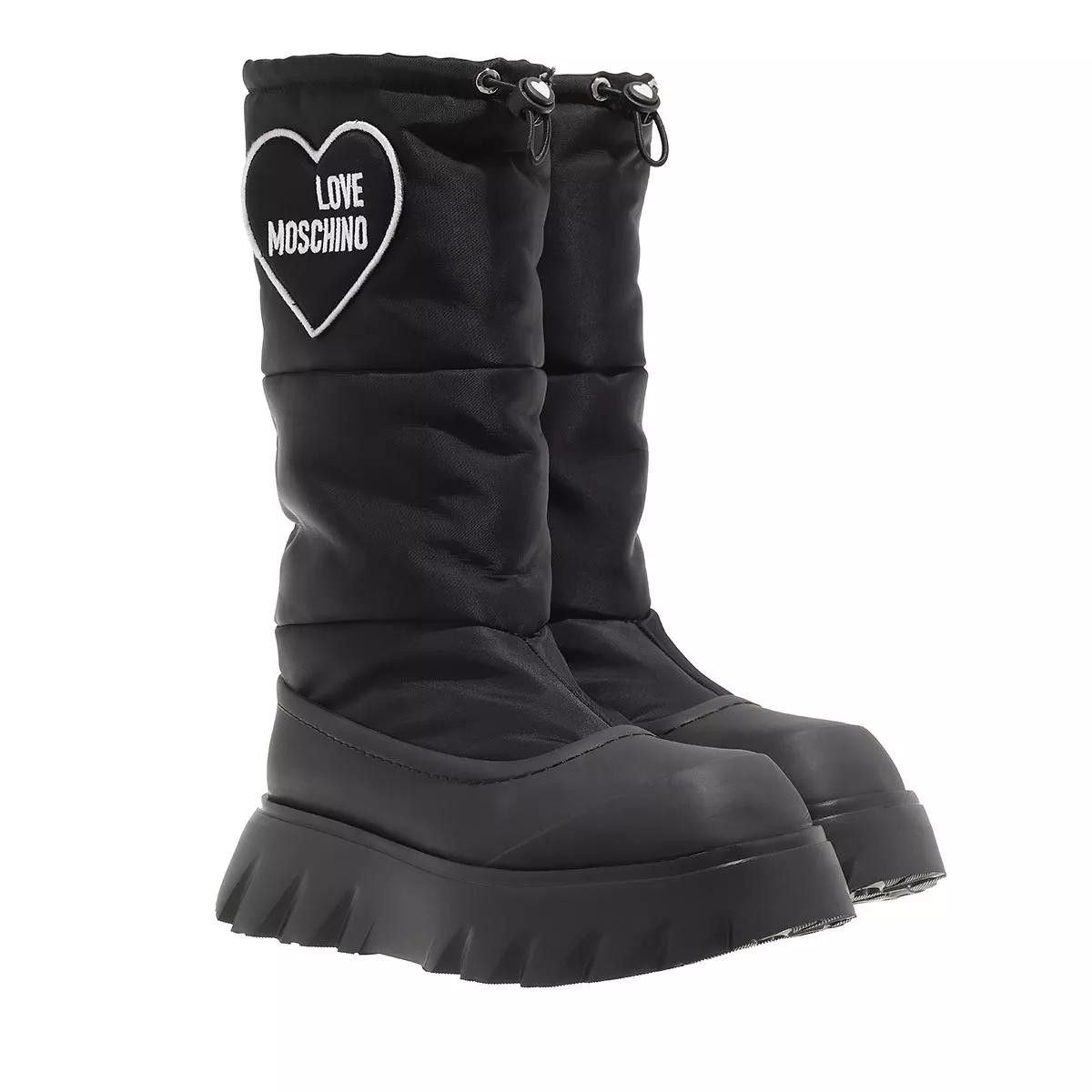 MOSCHINO Stiefeletten schwarz Winterstiefel
