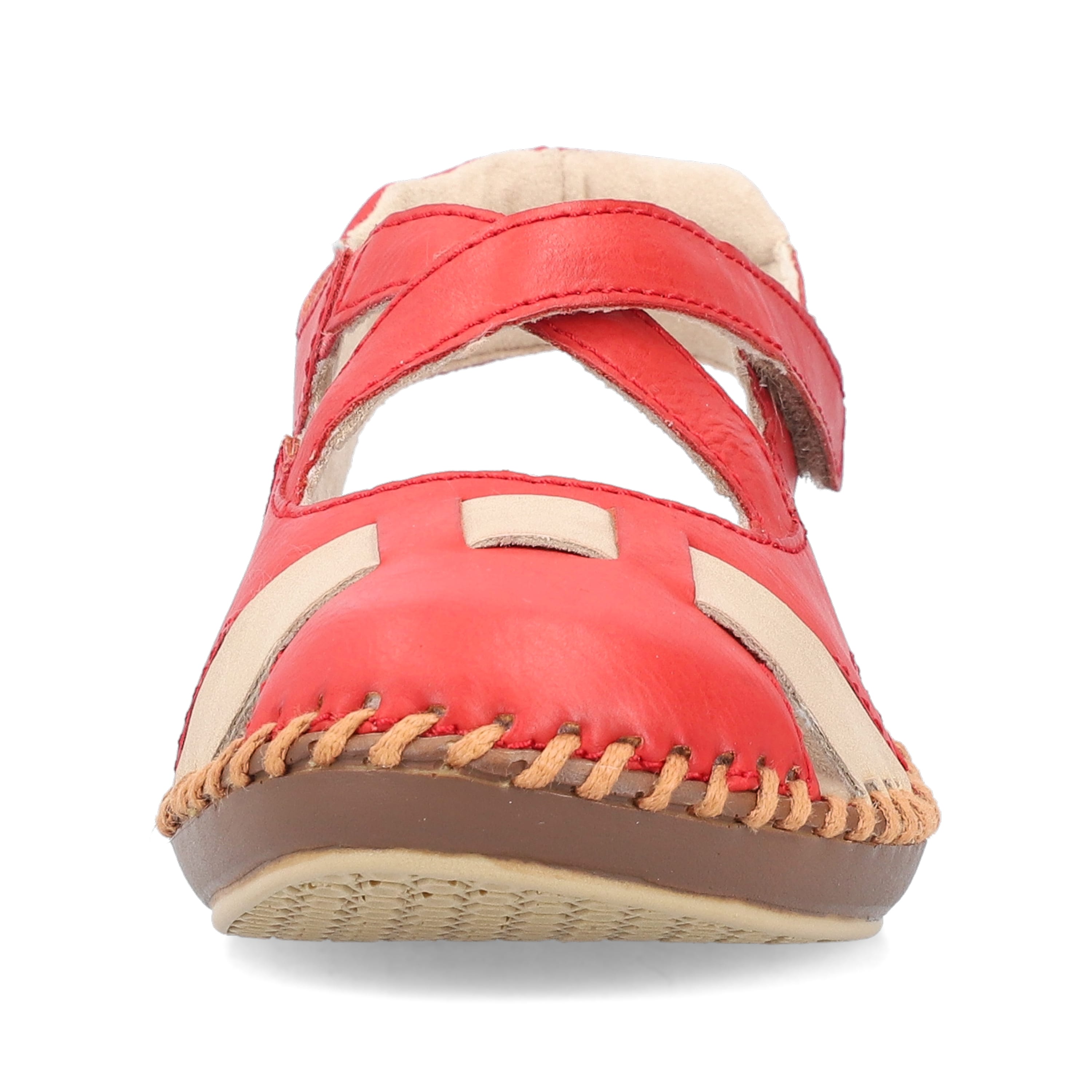 Rieker Damen Ballerinas feuerrot