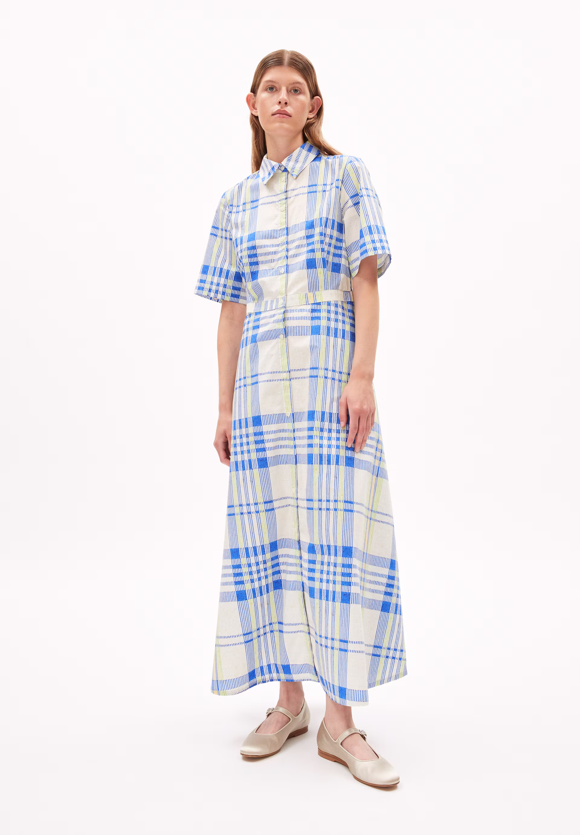 Webkleid Regular Fit aus Bio-Baumwolle