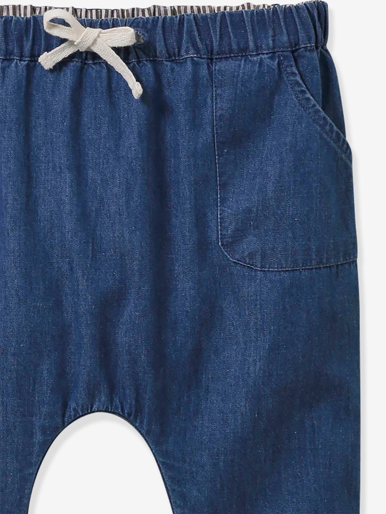 Cyrillus Leichte Baby Jeans mit tiefem Schritt CYRILLUS - jeansblau