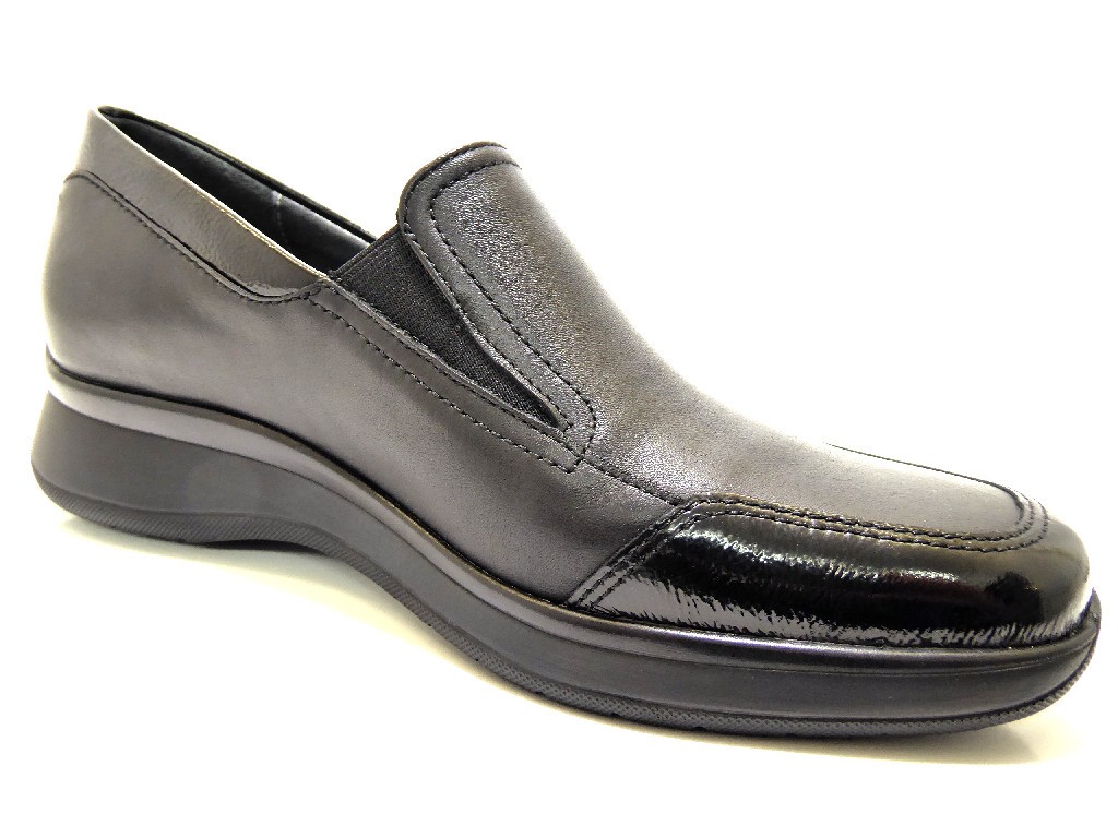 SEMLER Komfort Slipper schwarz Regina