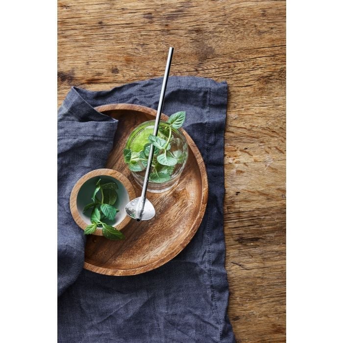 Trinkhalm/CocktaillÖffel-Set, 6-teilig