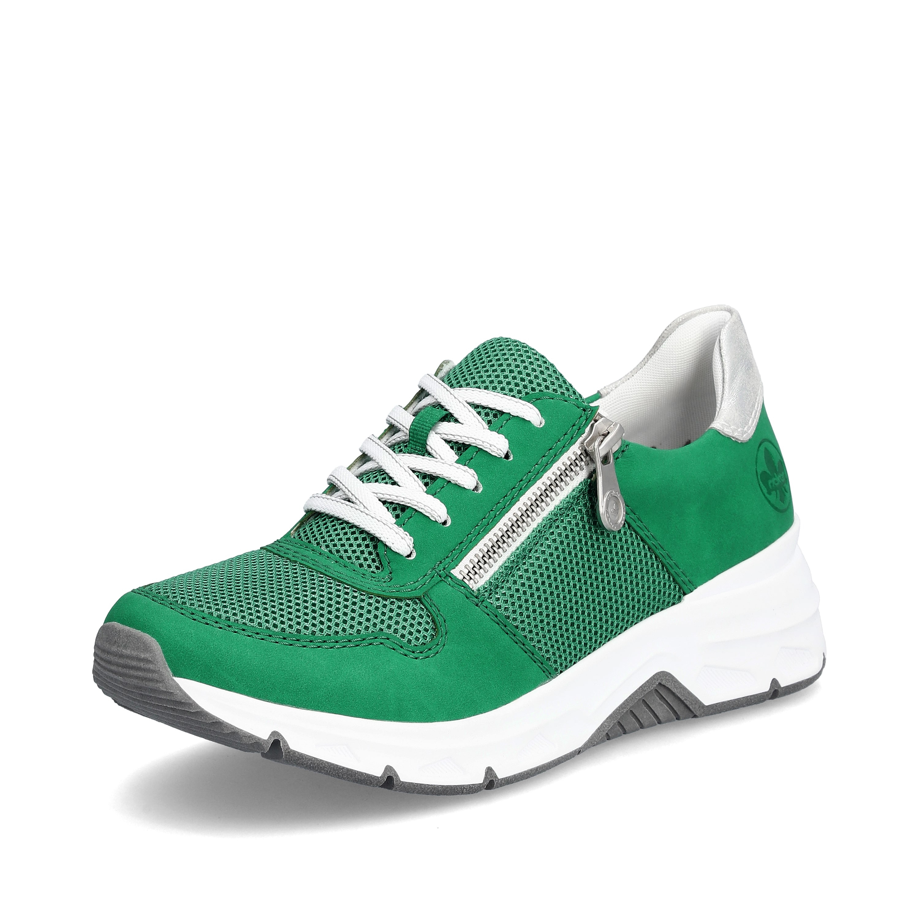 Rieker Damen Sneaker Low grasgrün