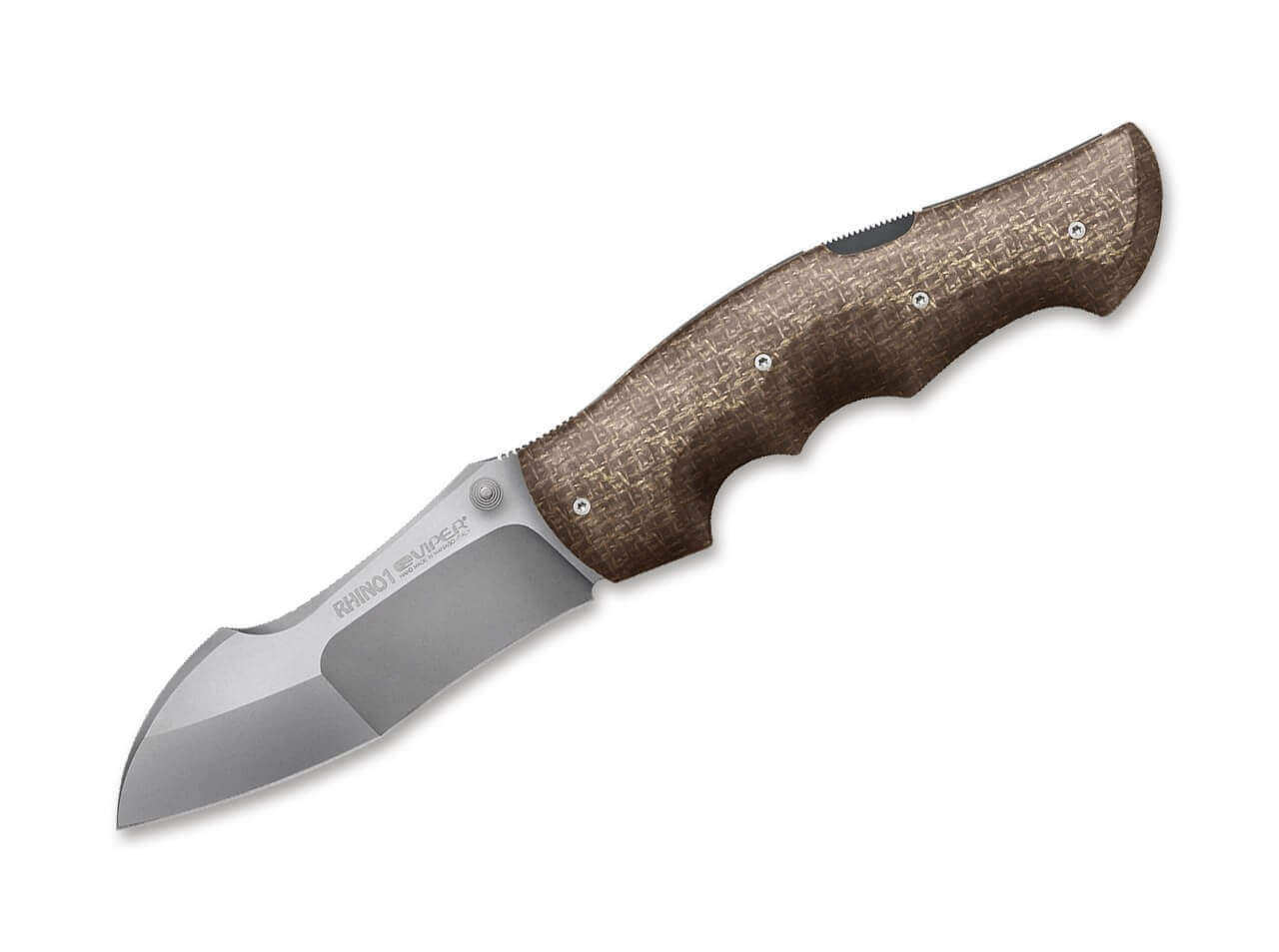 Rhino 1 Micarta Brown