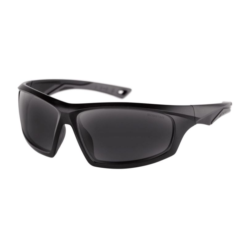 Bobster Vast Black Brille, geräucherte Ansi Z87 ballistische Gläser