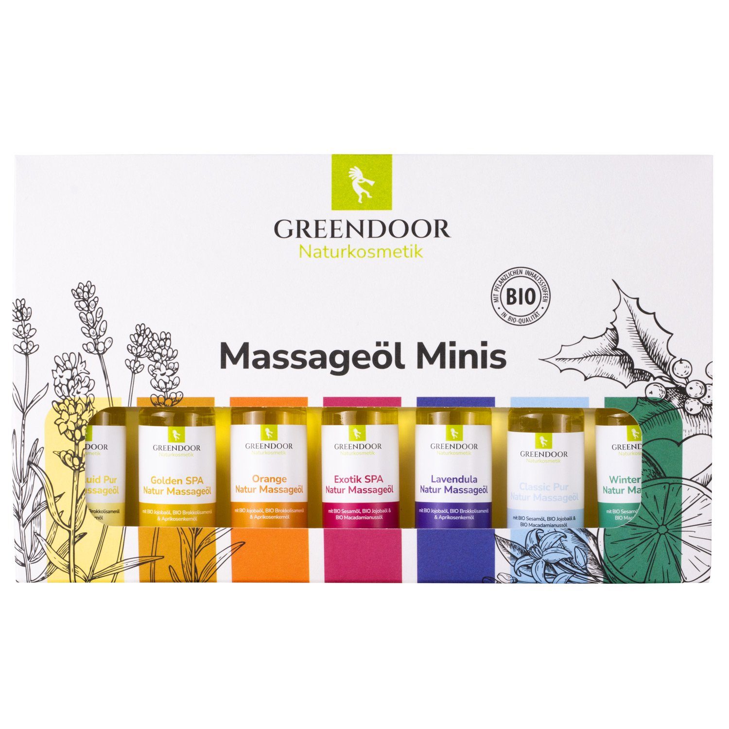 GREENDOOR Pflege-Geschenkset Hamam Set Massage Mini