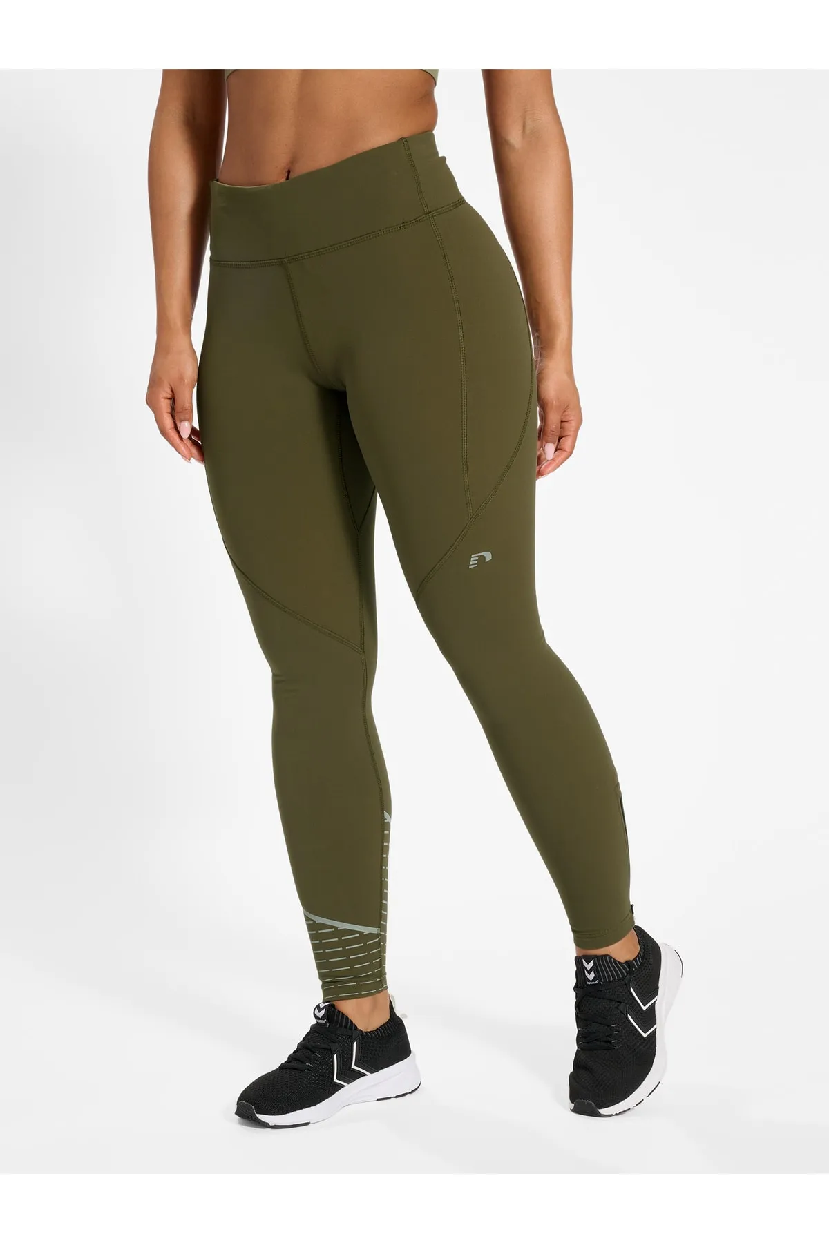 NEWLİNE  Sport-Leggings - Grün - Mittlerer Bund