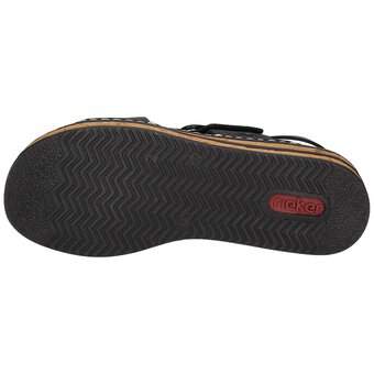 Rieker Sandale in schwarz
