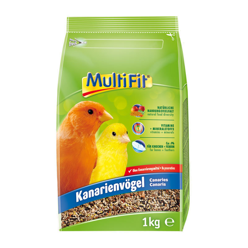 MultiFit Hauptfutter MultiFit Kanarienvögel 1kg