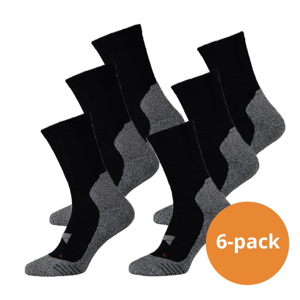 Xtreme 6 Paar Multi Black Hiking Socken