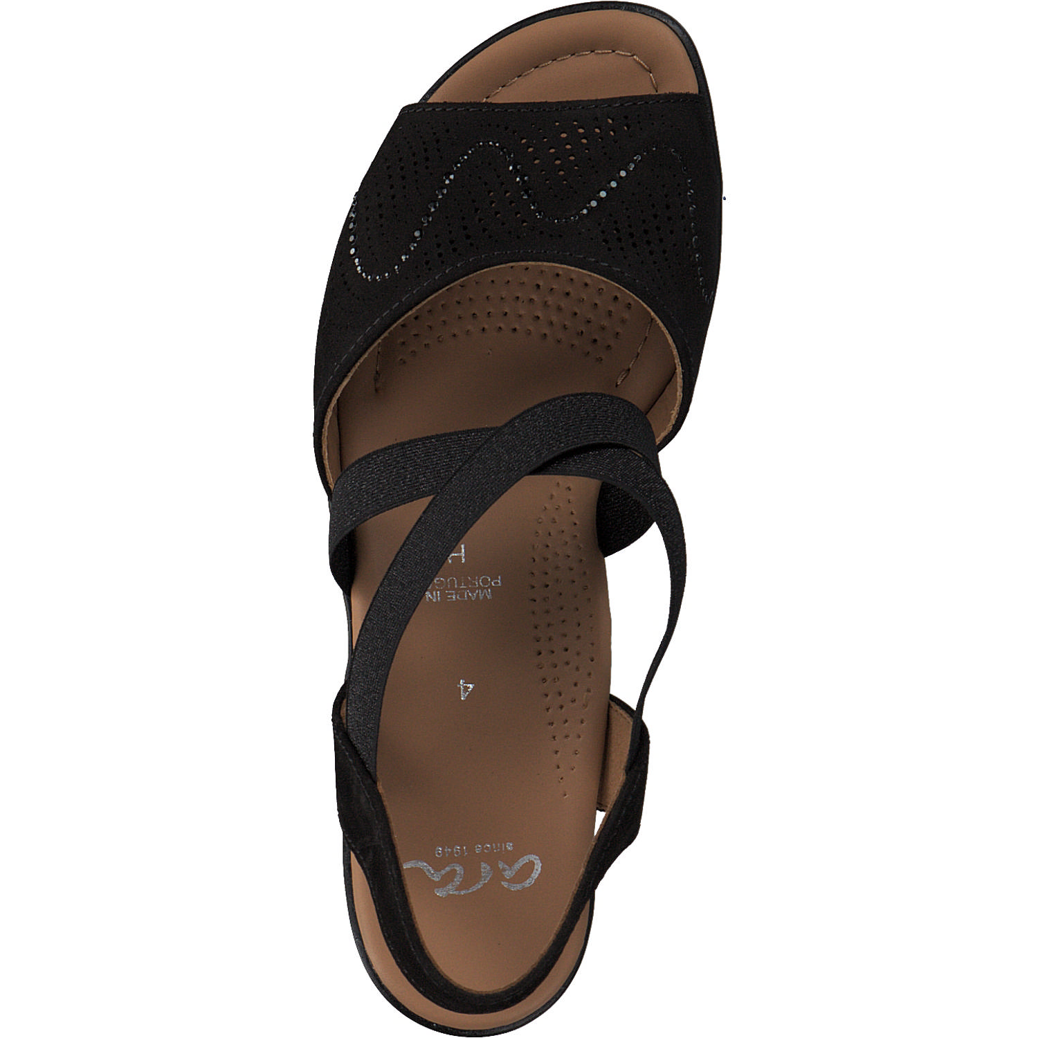 Ara Lugano 35764, Sandaletten, Damen, Schwarz