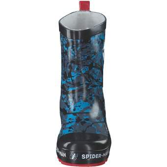 Spiderman Gummistiefel in schwarz