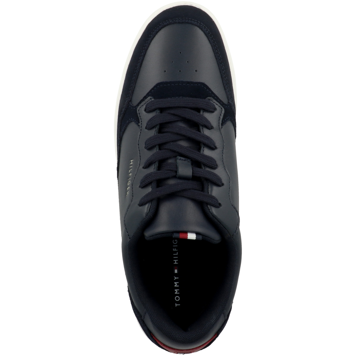 Tommy Hilfiger Elevated Cupsole Leather Mix Sneaker Low dunkelblau