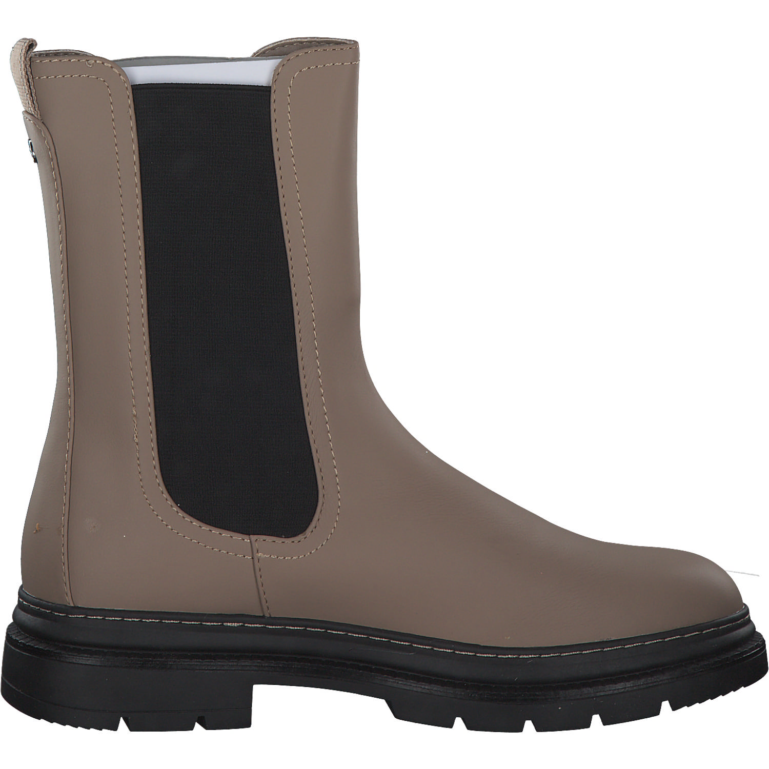 Tamaris 25452, Chelsea Boots, Damen, taupe/schwarz