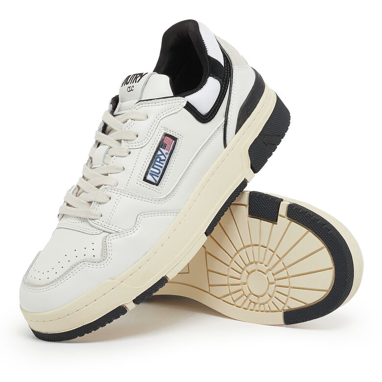 Autry CLC Low mult/mat wht/blk