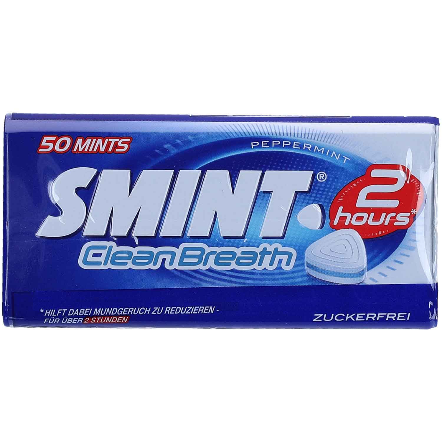 Smint 2hours Clean Breath Peppermint zuckerfrei 50er