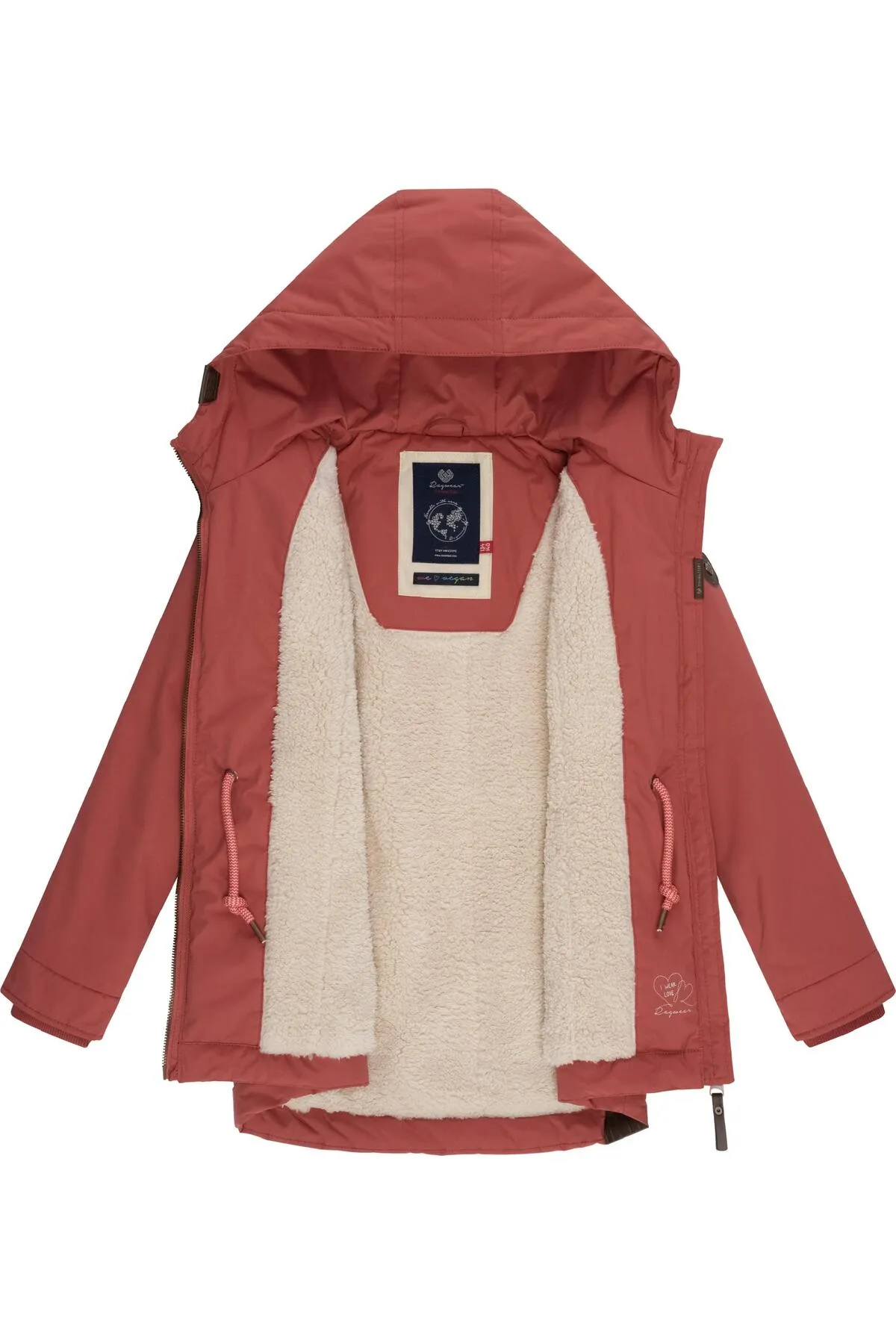Ragwear  Winterjacke - Rosa - Basic