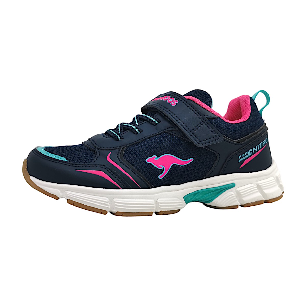KangaRoos K-Ni Romp Ev 10012/4204 Blau Dark Navy/ Daisy Pink