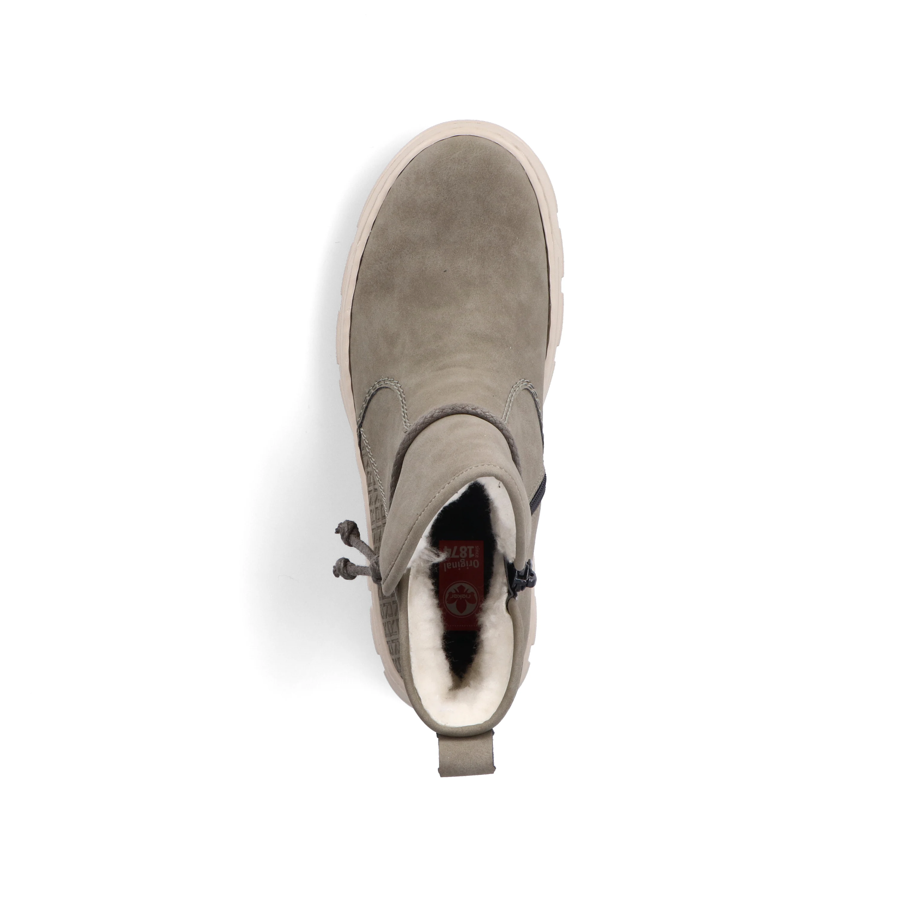 Rieker Damen Kurzstiefel graugrün