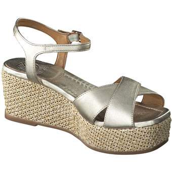 Unisa Plateau Sandale in gold