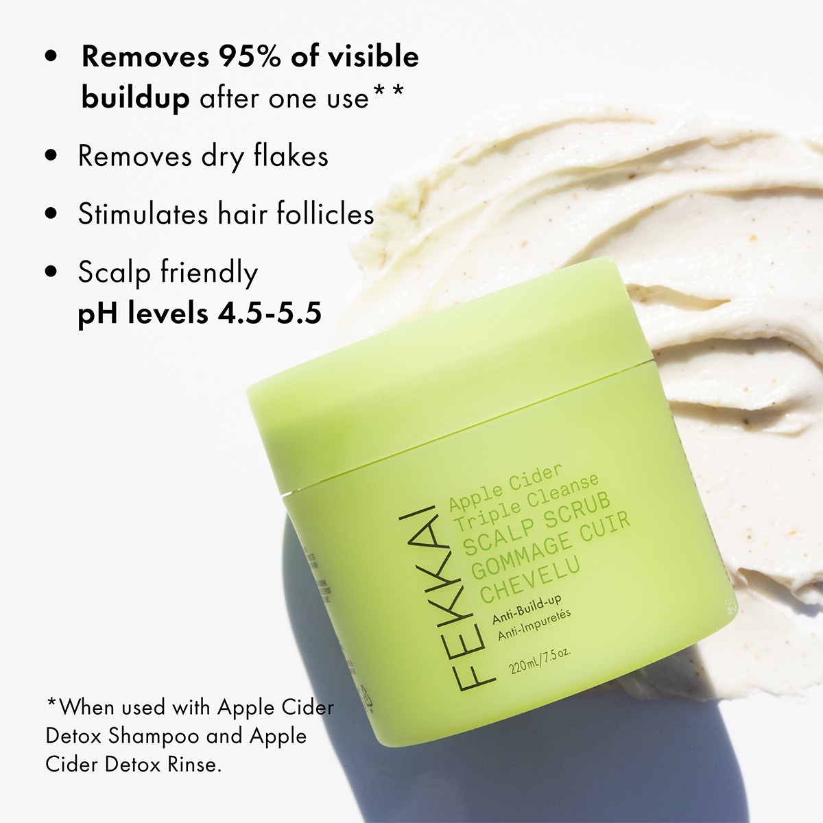 Apple Cider Triple Cleanse Scalp Scrub
