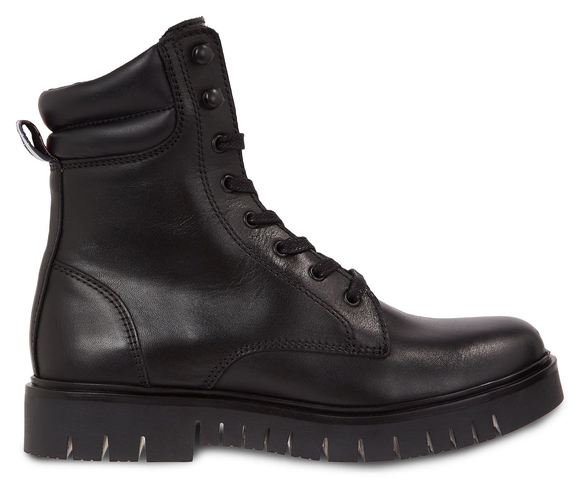 Tommy Jeans TJW LACE UP BOOT Schnürboots mit weich abgepolstertem Schaftrand