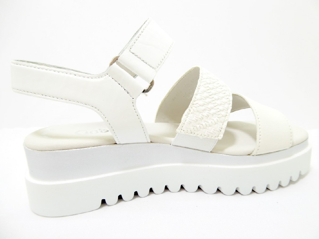 GABOR Klassische Sandalen weiss