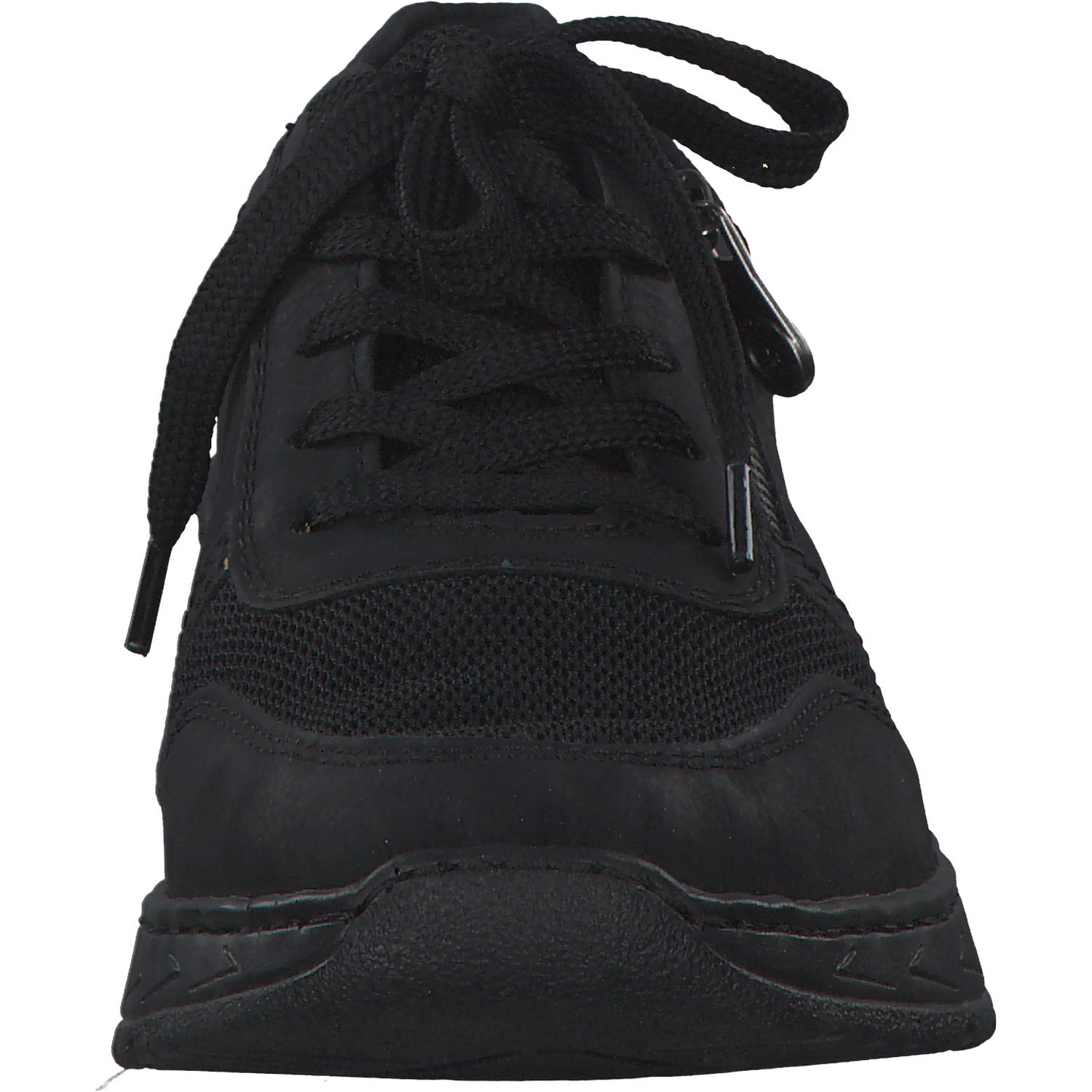 Rieker M0031, Schnürschuhe, Damen, schwarz/schwarz/schwarz