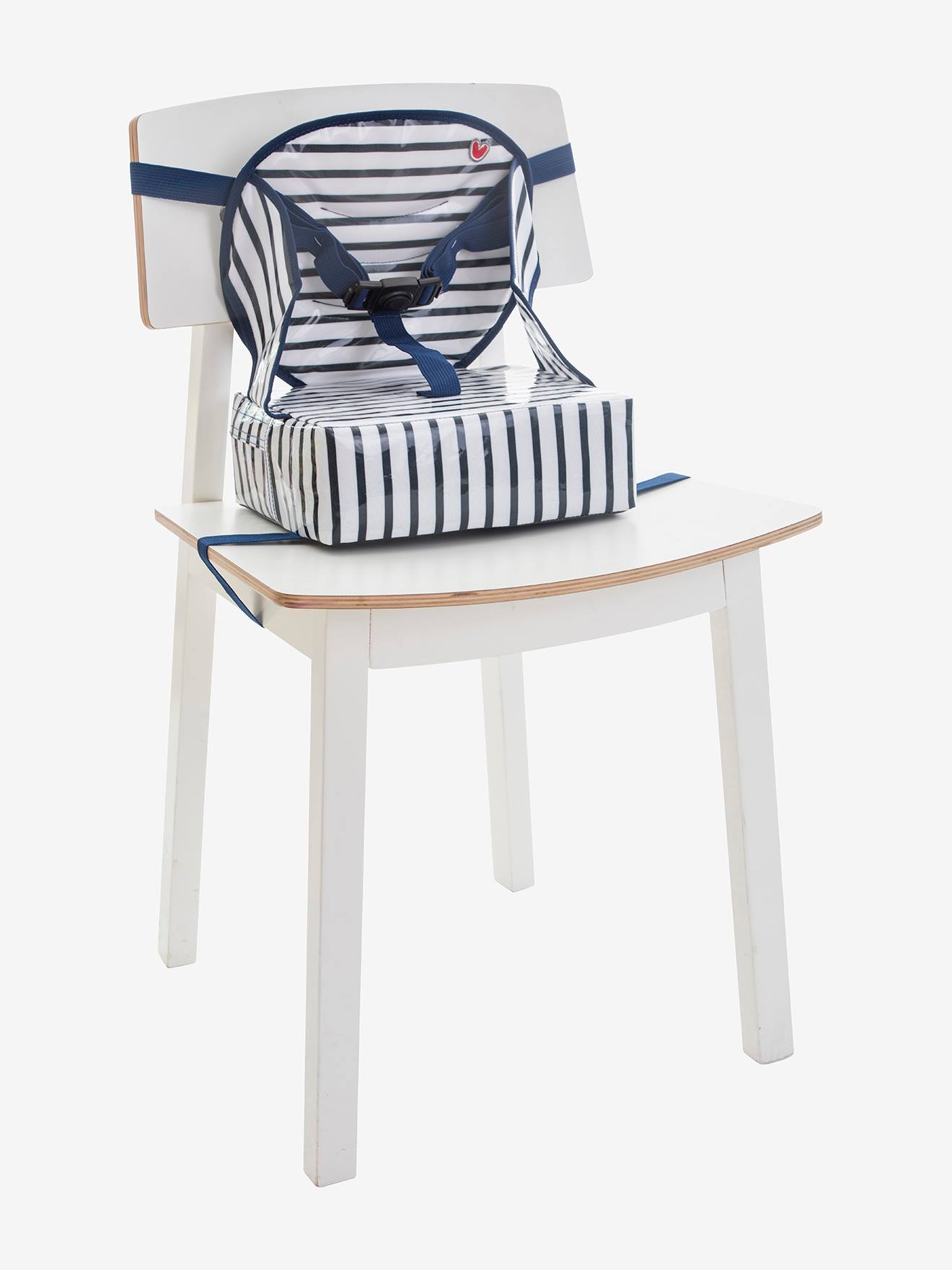 Little big friends Kinder Stuhl-Sitzerhöhung EASY UP BABYTOLOVE - dunkelblau gestreift