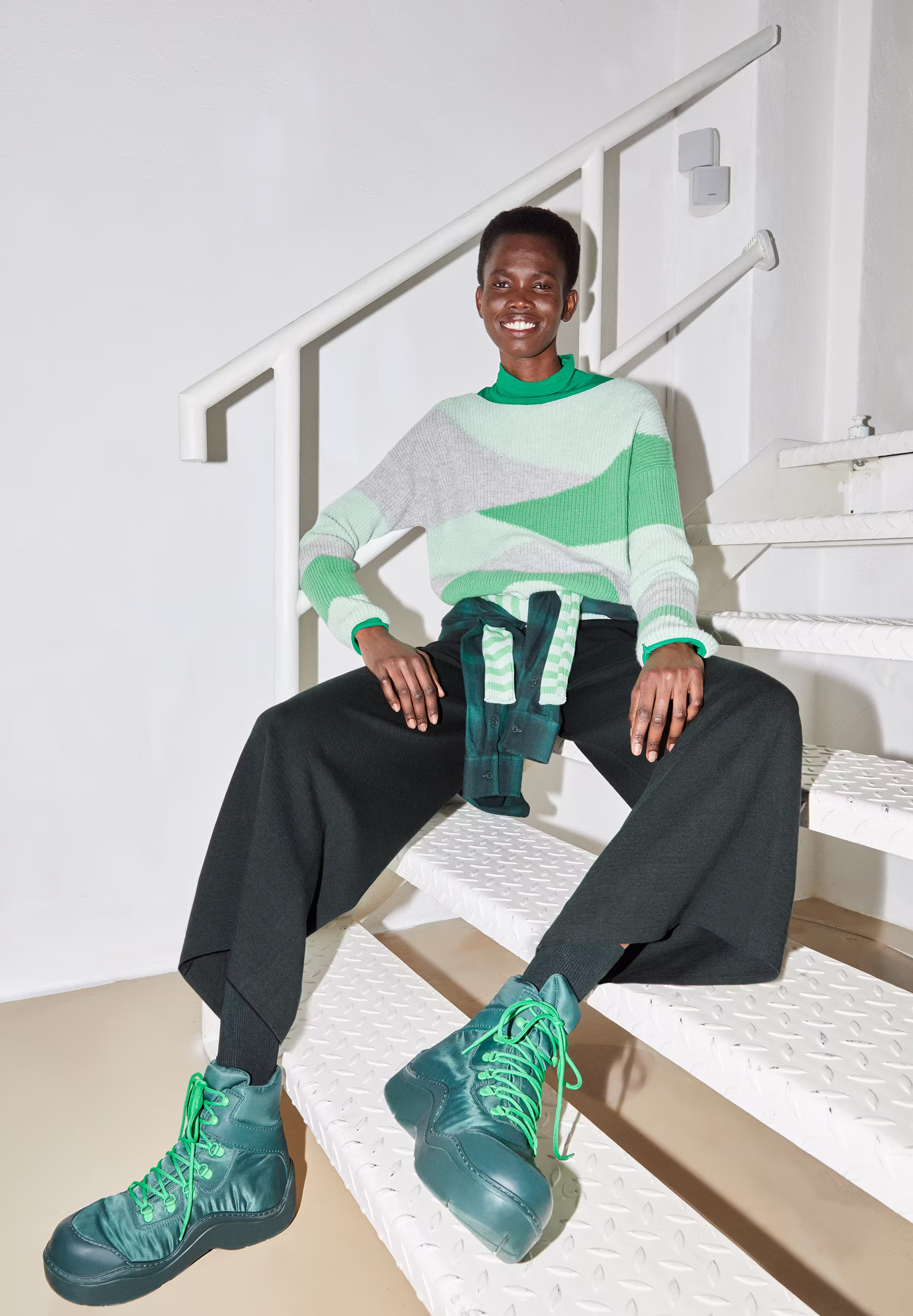 Pullover Loose Fit aus Bio-Woll-Mix (recycled)
