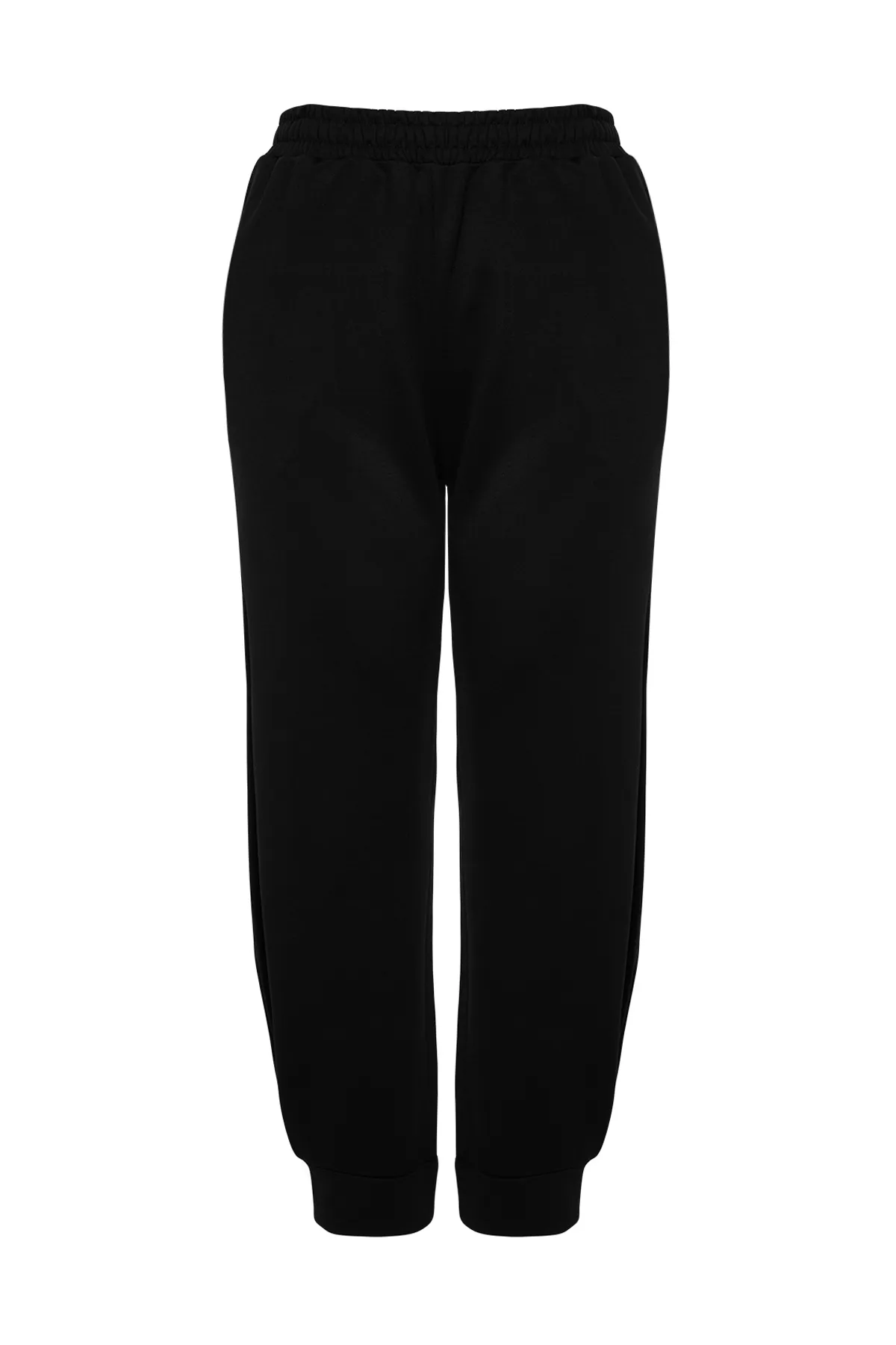 Trendyol Curve  Schwarze dünne Jogger-Strick-Jogginghose TBBAW24AJ00011