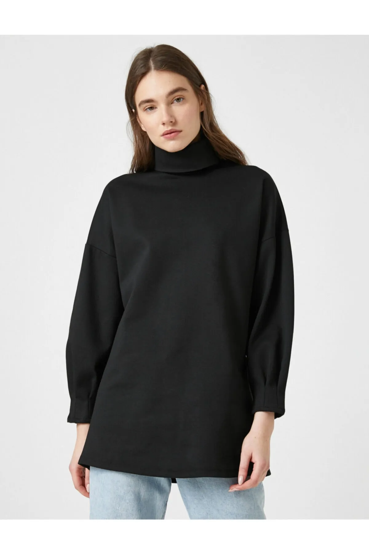 Koton  Schwarze Tunika für Damen 1KAK68954CK