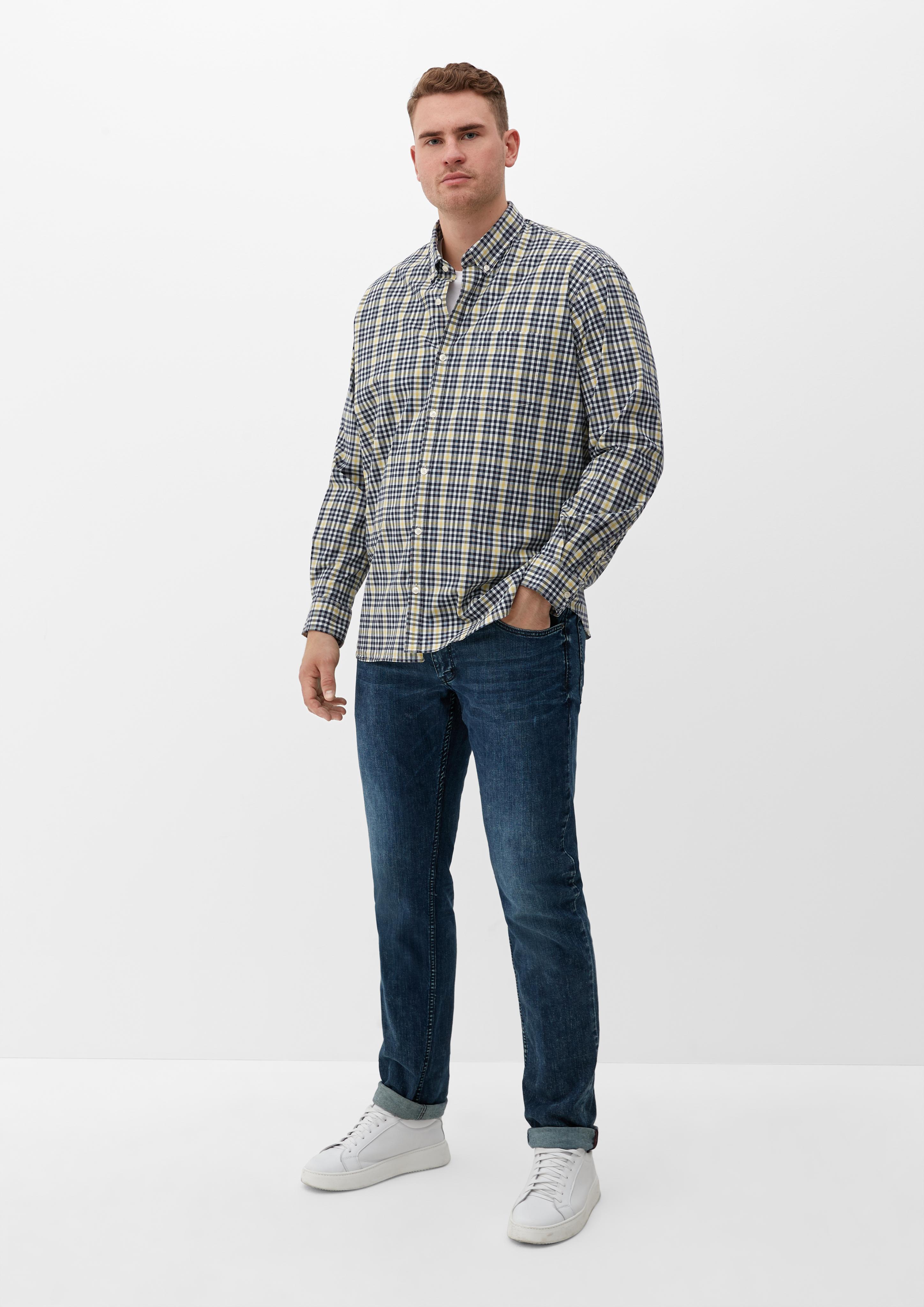 Slim: Hemd mit Button Down-Kragen  2124748-59N2