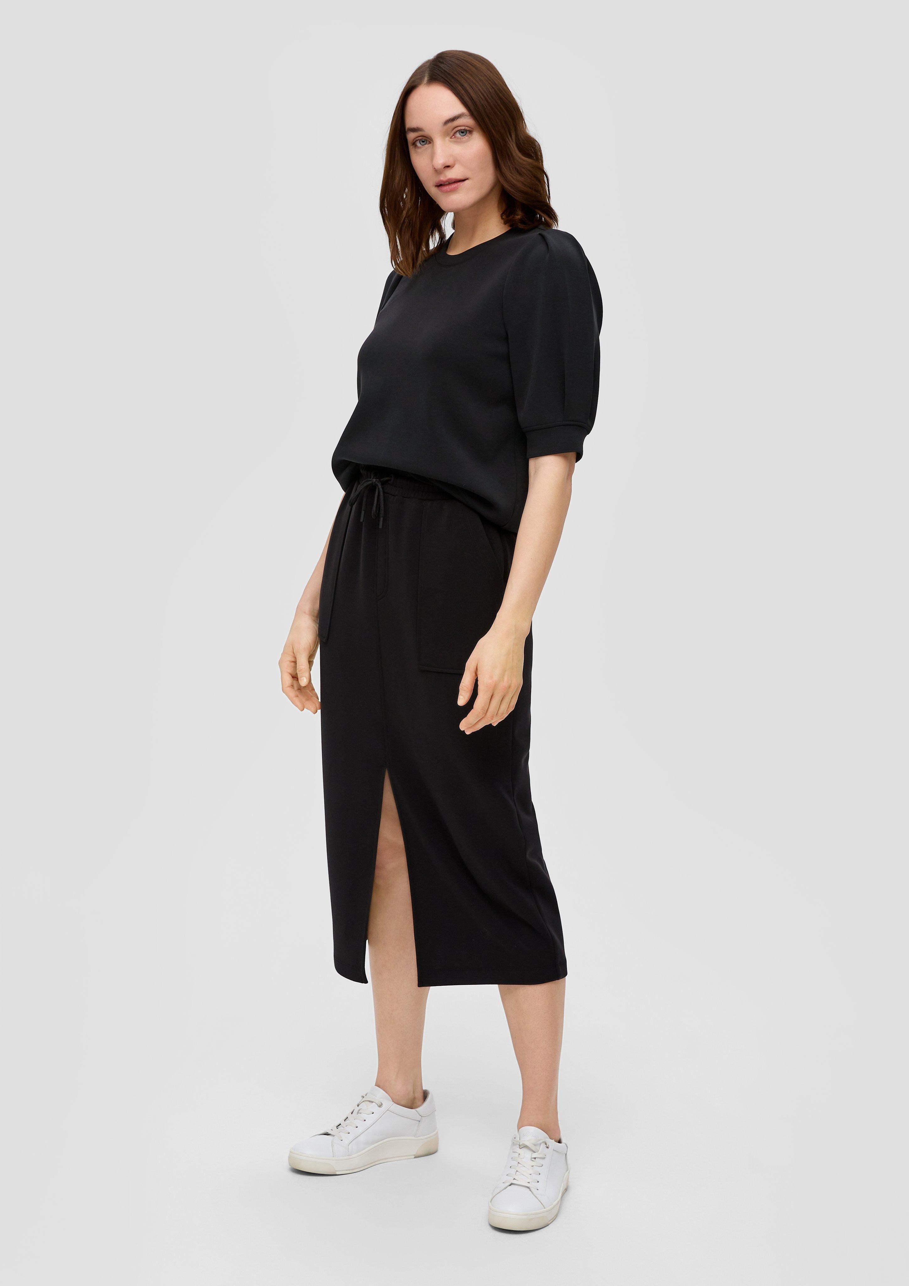 Kurzarm-Shirt aus Scuba  2145629-9999