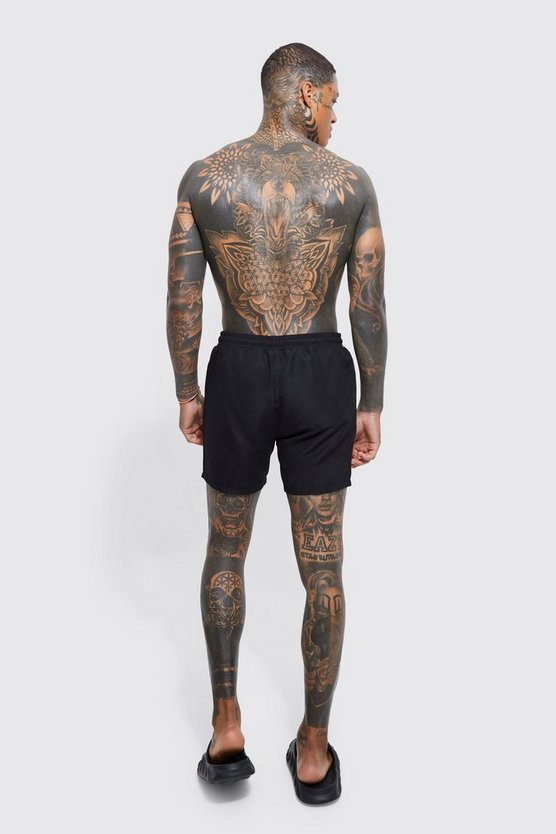 Mittellange Man Signature Badehose
