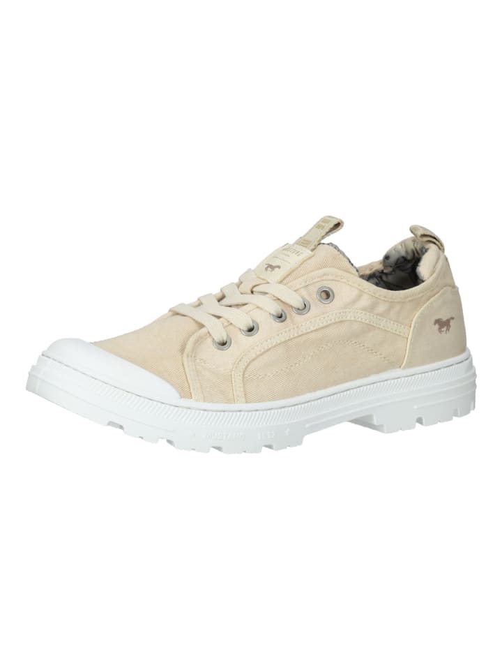 Mustang Halbschuhe in Ivory günstig kaufen