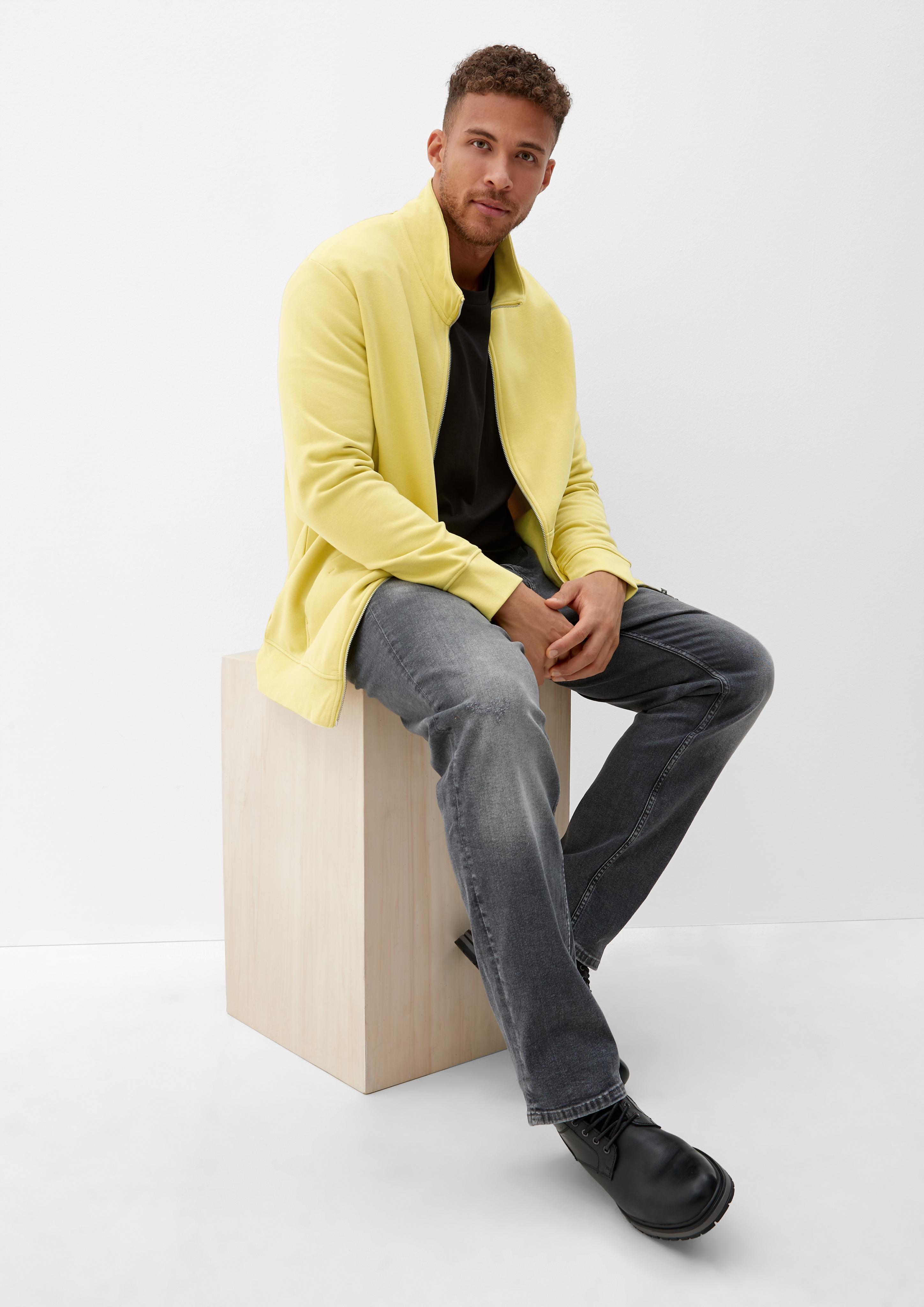 Sweatjacke mit Stehkragen  2124671-1504