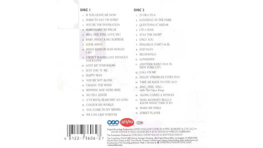 The Chicago Story-Complete Greatest Hits