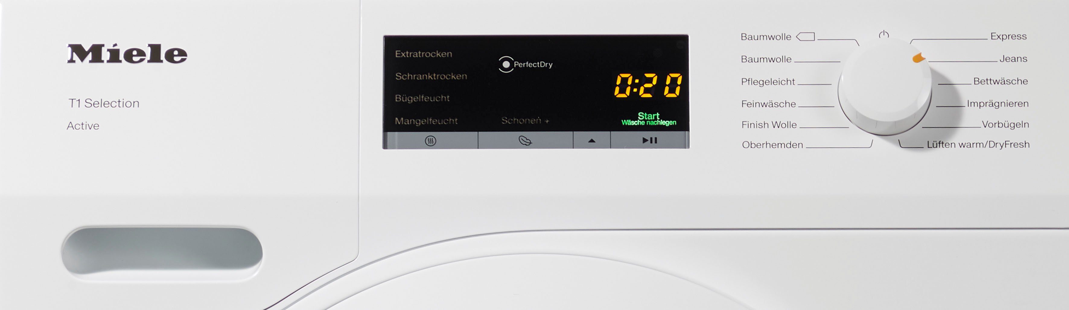 Miele Wärmepumpentrockner TSA213WP Active, 7 kg, PerfectDry zur punktgenauen Trocknung